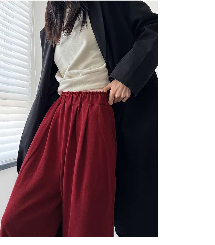 リラックスタックワイドパンツ