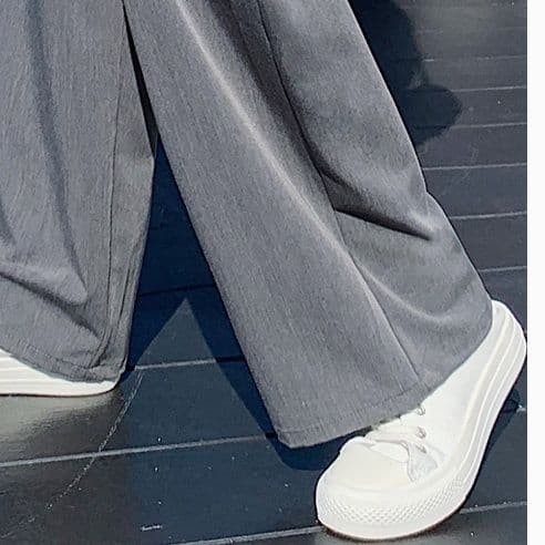 タックワイドパンツ リゾートテイラードタックパンツ
