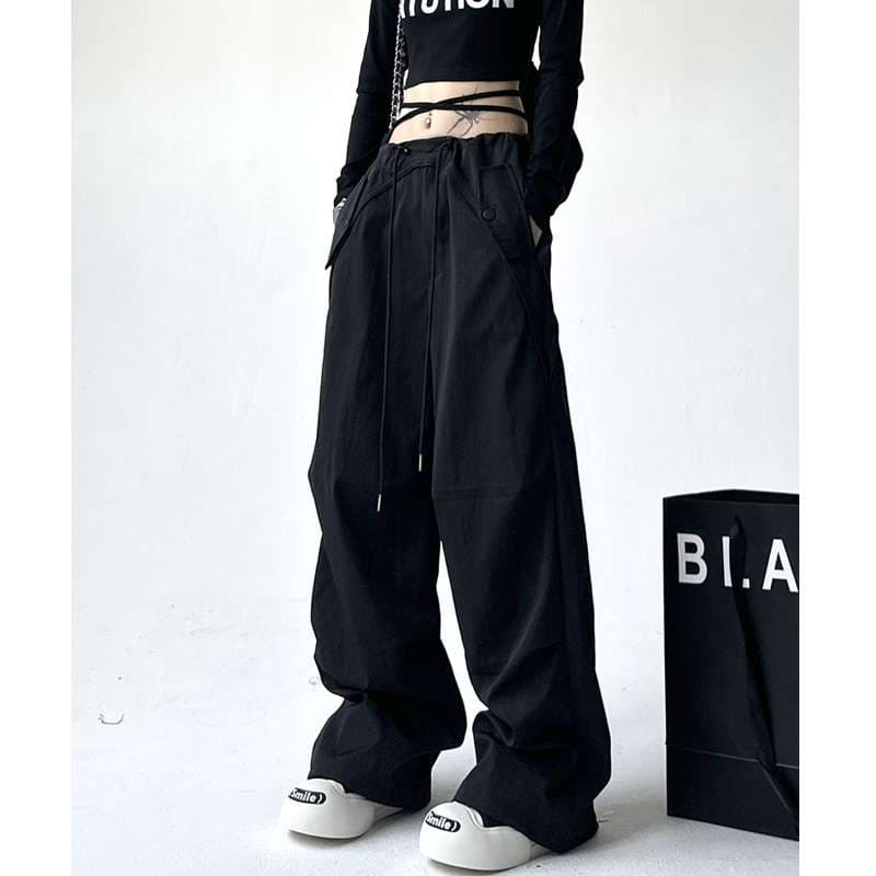 タックワイドパンツ アーバンユーティリティーストレッチワイドパンツ