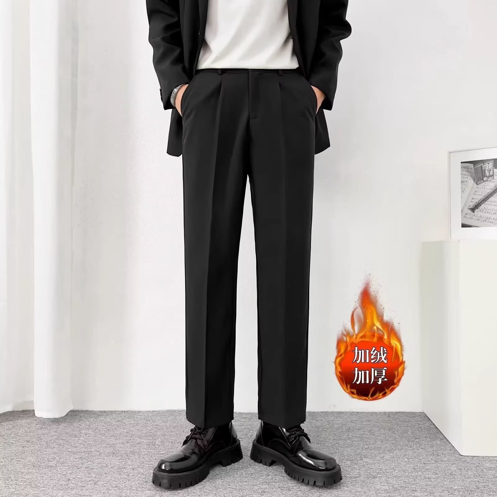タックワイドパンツ しなやかワイドタックスラックス