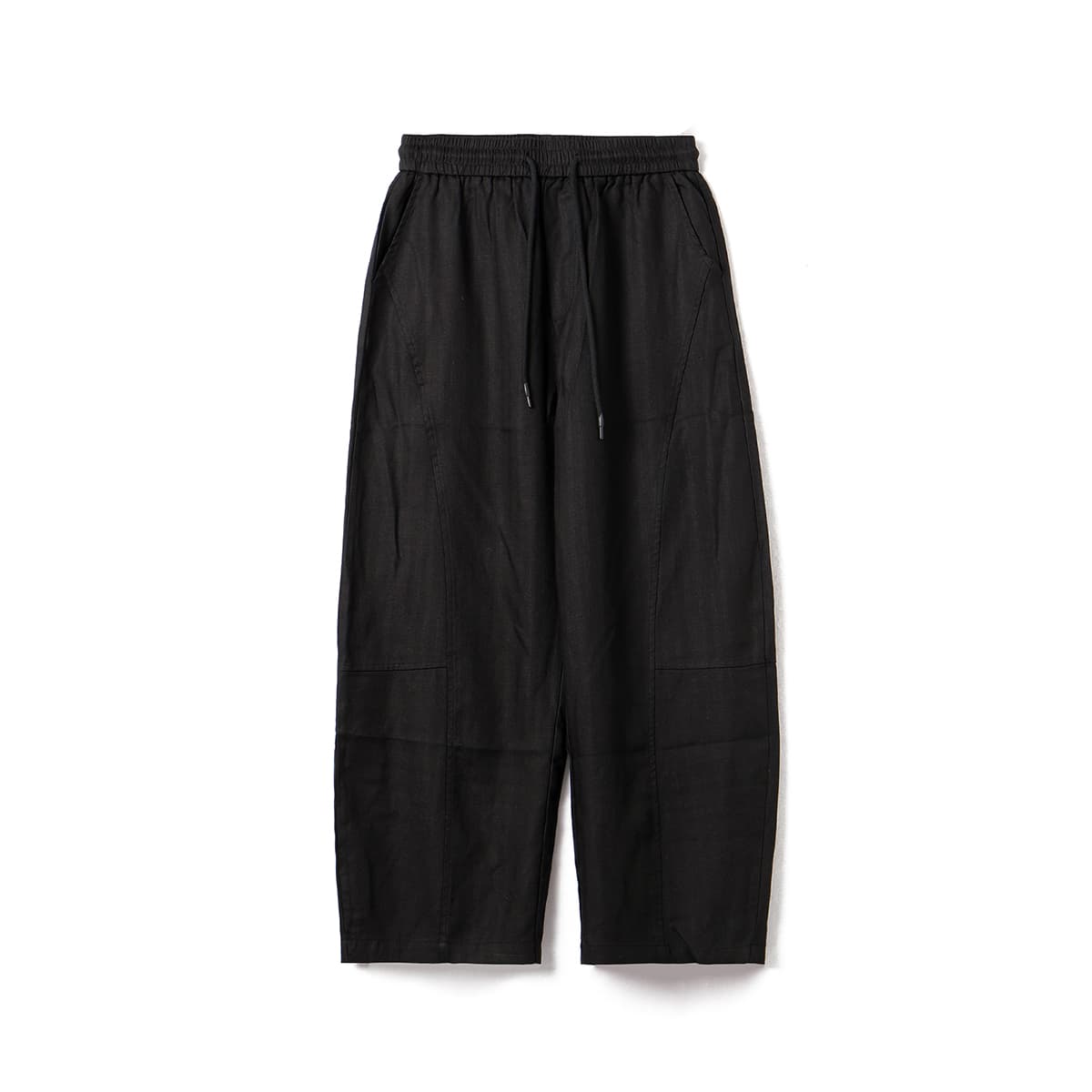 タックワイドパンツ しなやかタックリネンワイドパンツ