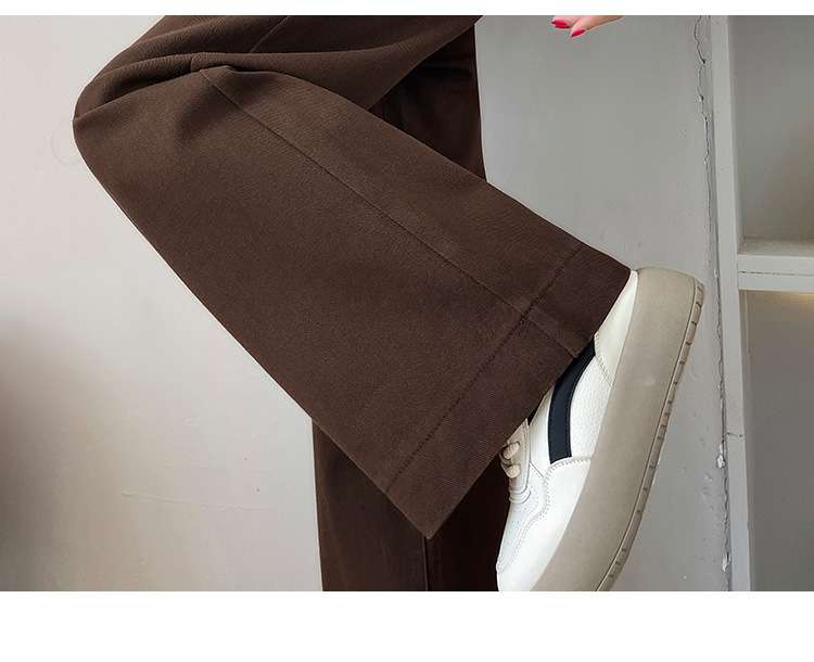 タックワイドパンツ リネンワイドフレアパンツ