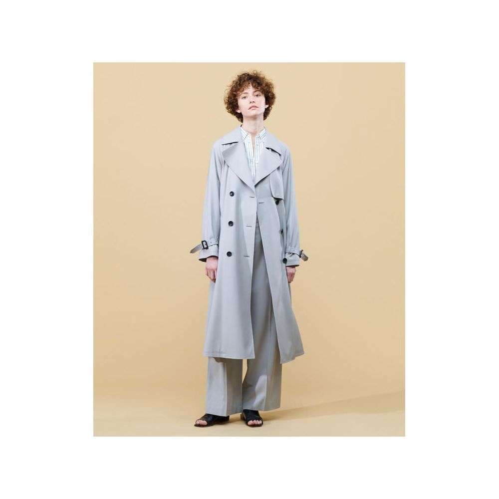 タックワイドパンツ 上質リネン ボリュームタックワイドパンツ