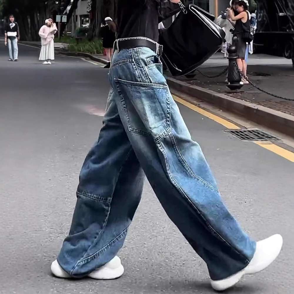 タックワイドパンツ パンクワイド拘りデニム