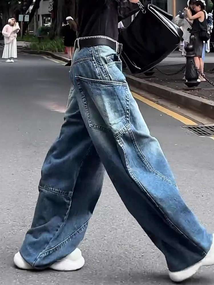 タックワイドパンツ パンクワイド拘りデニム