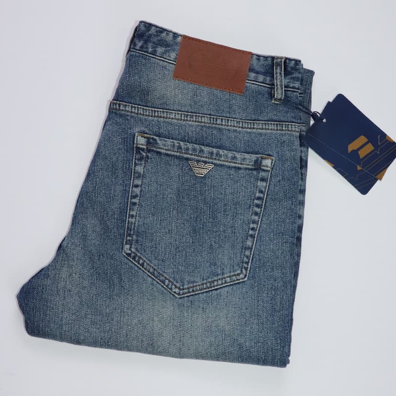 タックワイドパンツ すっきりワイドタックデニムパンツ