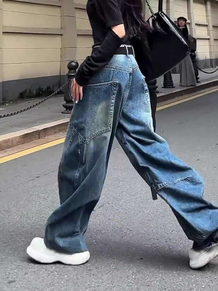 タックワイドパンツ パンクワイド拘りデニム