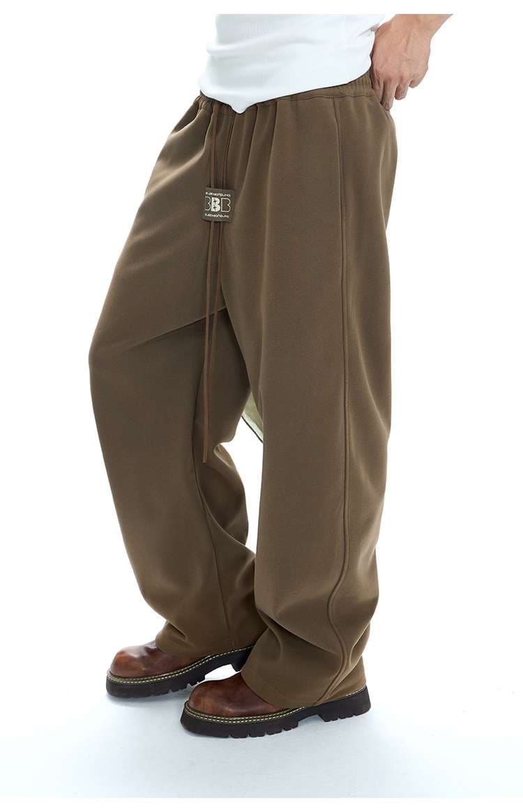 タックワイドパンツ リラックスワイドタックイージーパンツ