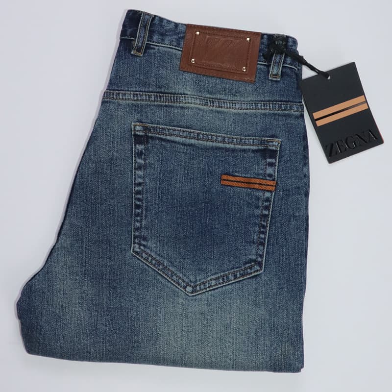 タックワイドパンツ ゆったりシルエットデニムパンツ