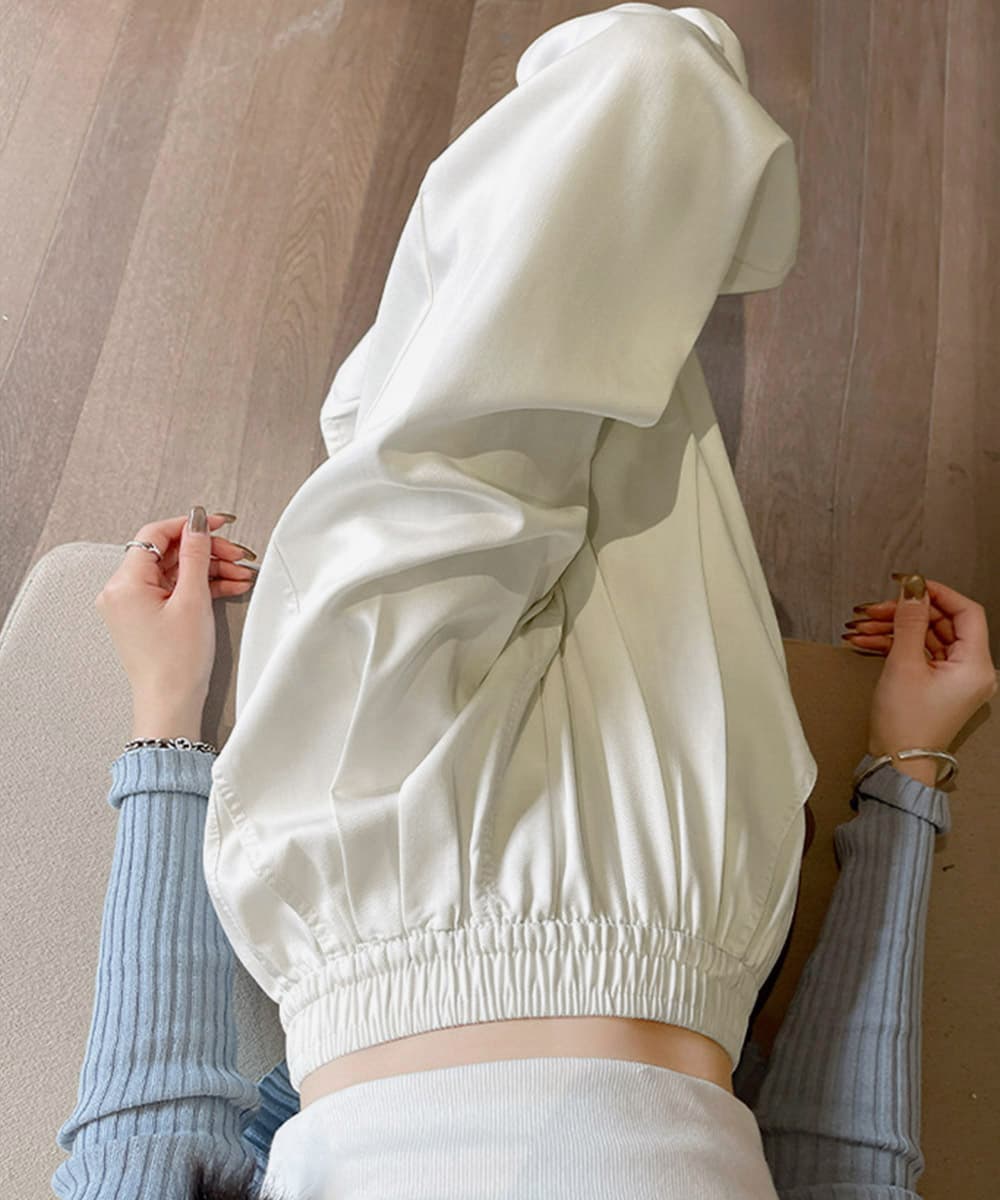 タックワイドパンツ 美脚効果 タック入りデニム風ワイドパンツ