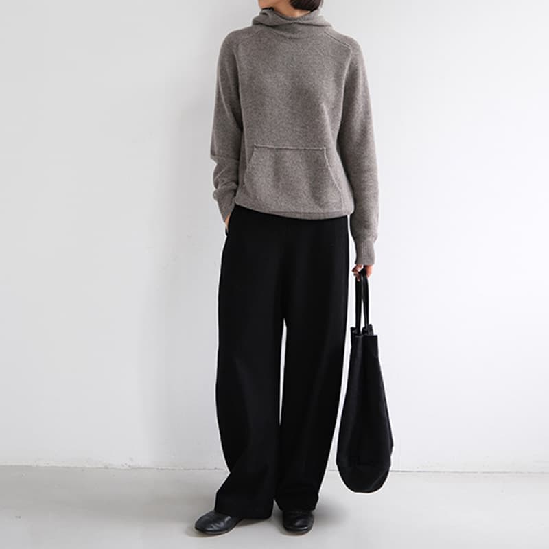 タックワイドパンツ ゆとりの美シルエット快適パンツ