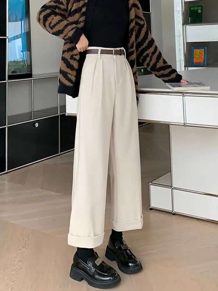 タックワイドパンツ ゆったり快適タックパンツ