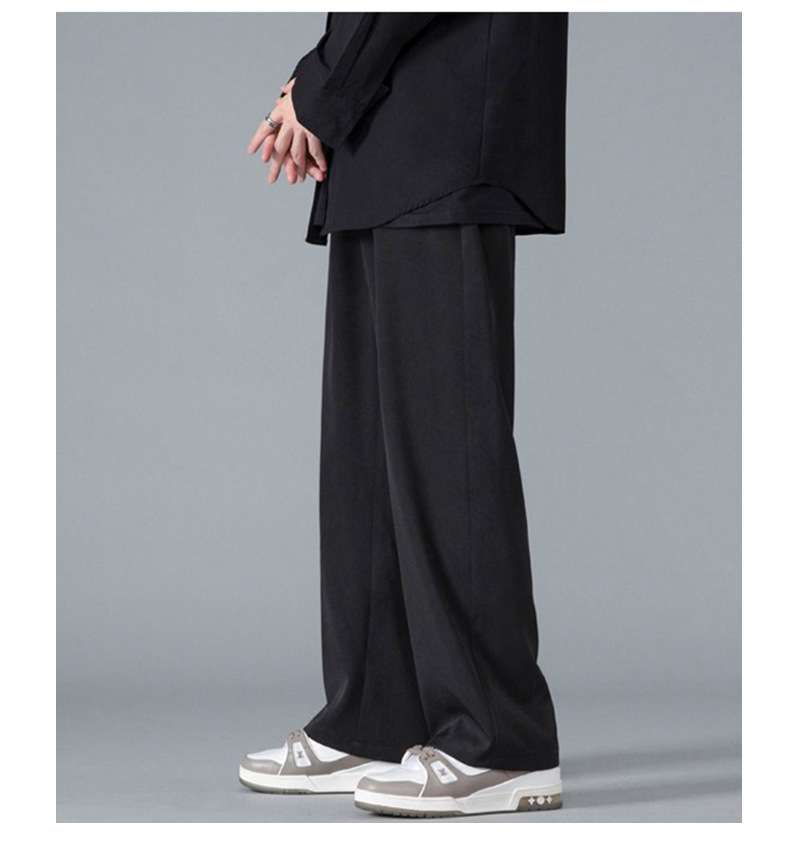 なめらかストレッチタックワイドパンツ