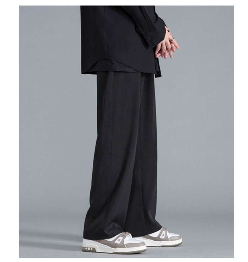 なめらかストレッチタックワイドパンツ