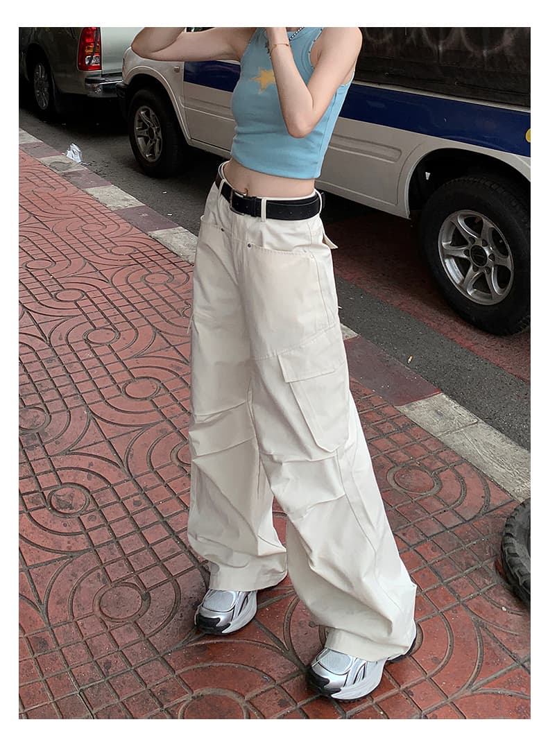 タックワイドパンツ タックワイドパンツ ゆったりシルエット立体タックパンツ