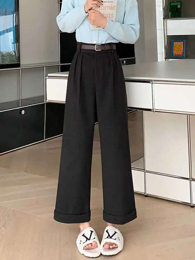 タックワイドパンツ ゆったり快適タックパンツ