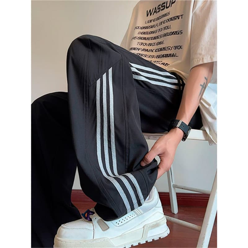 タックワイドパンツ ゆったりタックストレッチパンツ