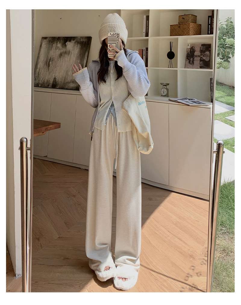 ふんわり楽らくタックワイドパンツ