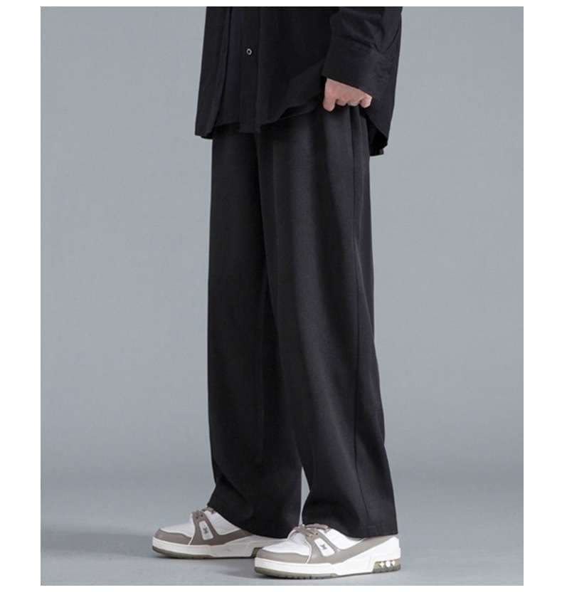 なめらかストレッチタックワイドパンツ