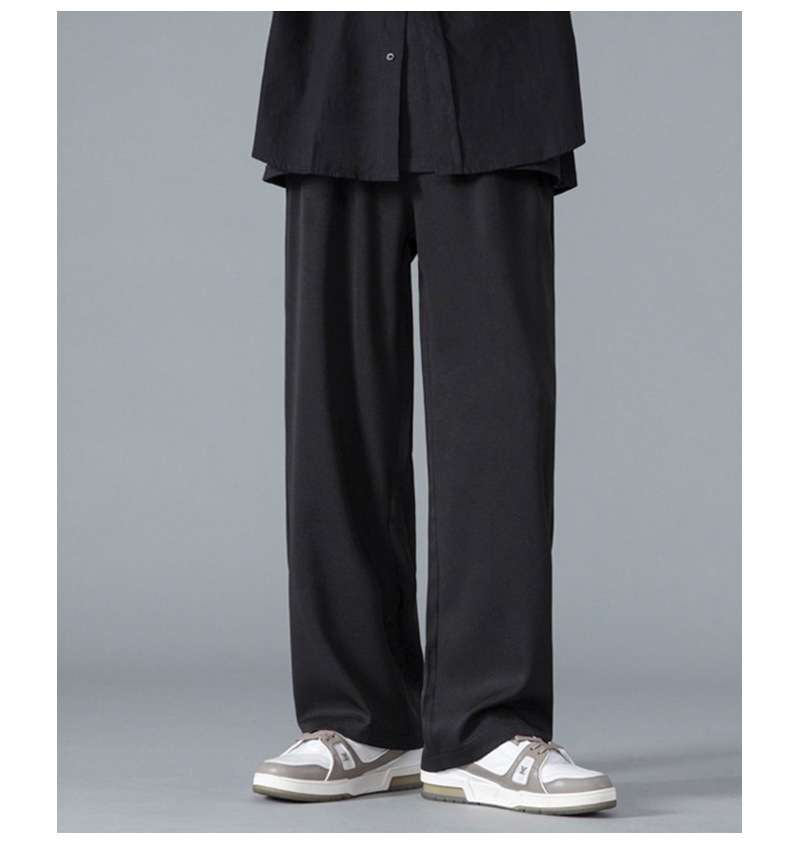 なめらかストレッチタックワイドパンツ