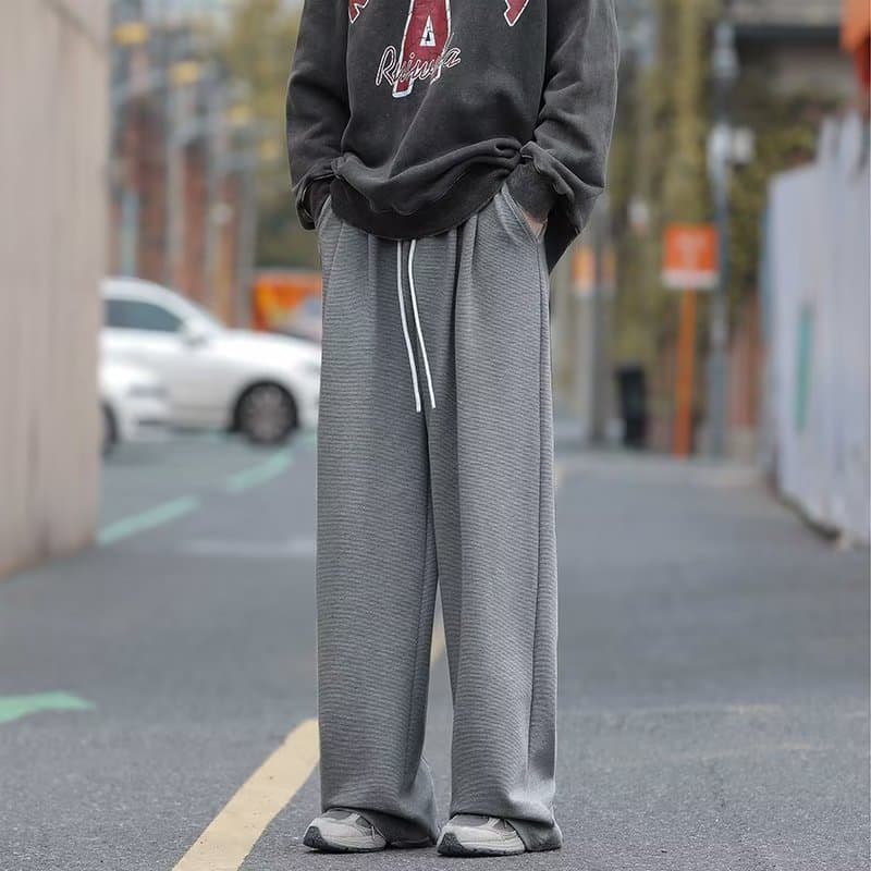 しなやかタックワイドパンツ