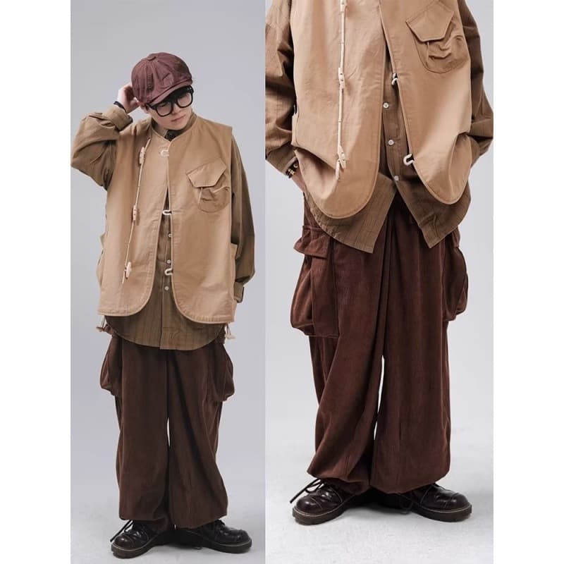 タックワイドパンツ ゆとりのある着心地 楽らくタックパンツ