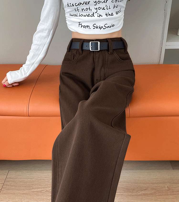 タックワイドパンツ リネンワイドフレアパンツ