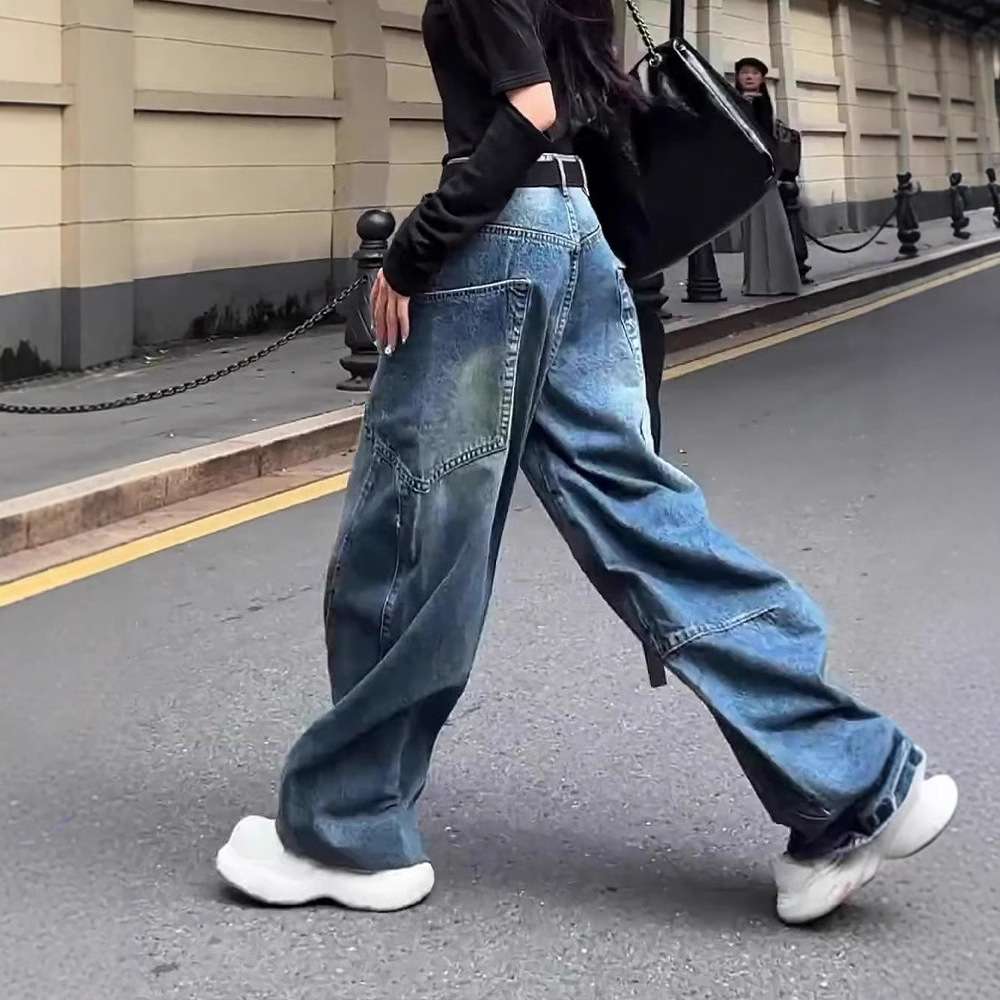 タックワイドパンツ パンクワイド拘りデニム