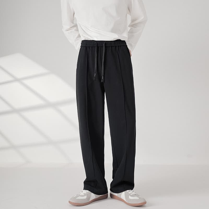 タックワイドパンツ はきこなし自由自在ストレッチワイドパンツ