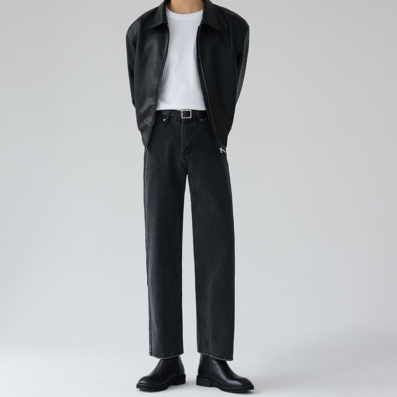 タックワイドパンツ 職人魂ワイドタックデニム