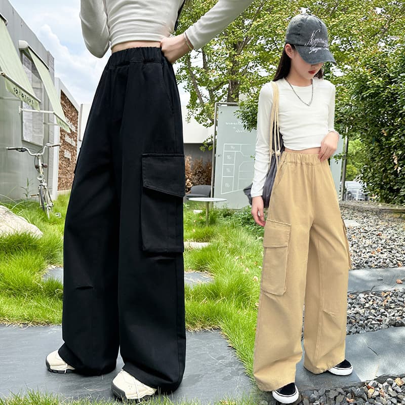 タックワイドパンツ リラックスカーゴワイドパンツ