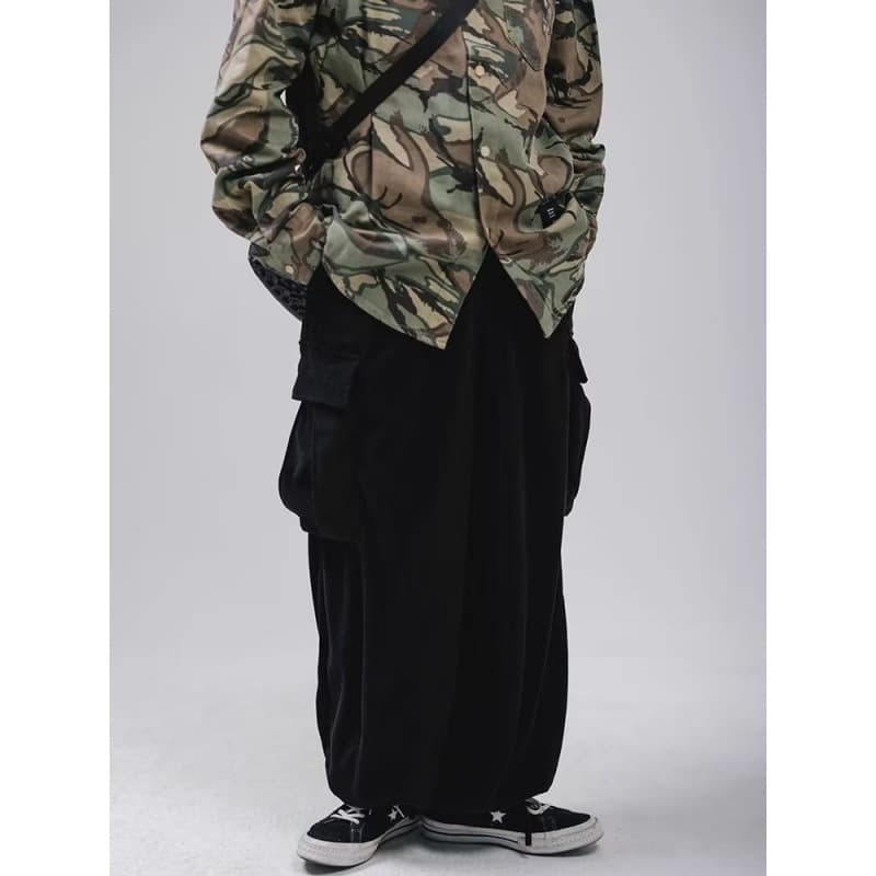 タックワイドパンツ ゆとりのある着心地 楽らくタックパンツ