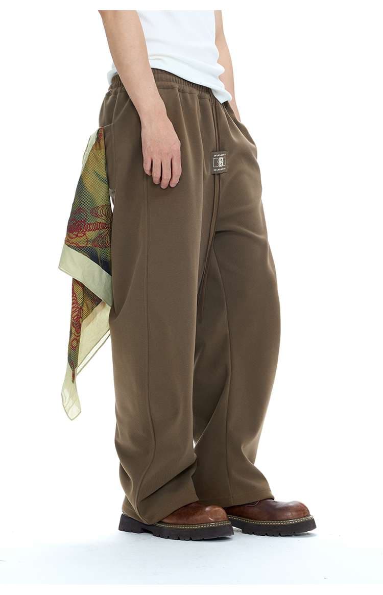 タックワイドパンツ リラックスワイドタックイージーパンツ