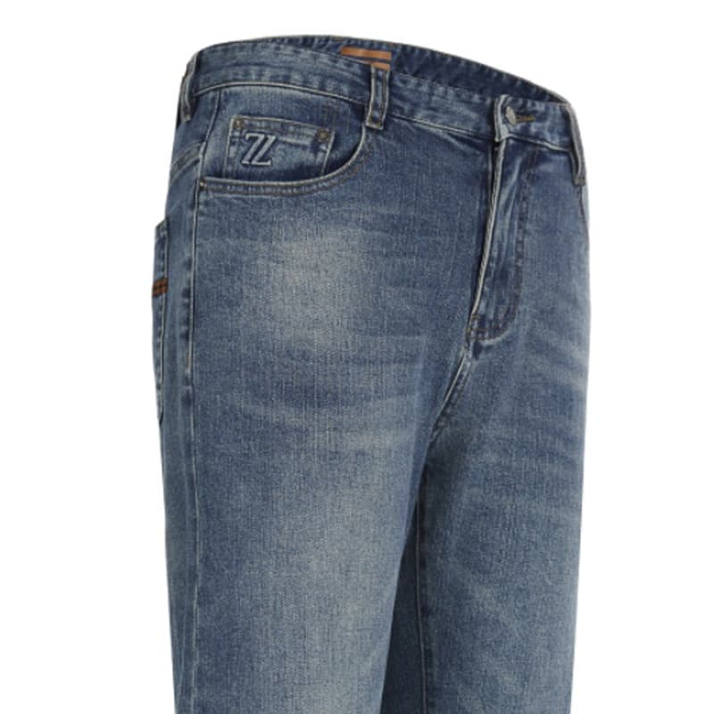 タックワイドパンツ ゆったりシルエットデニムパンツ