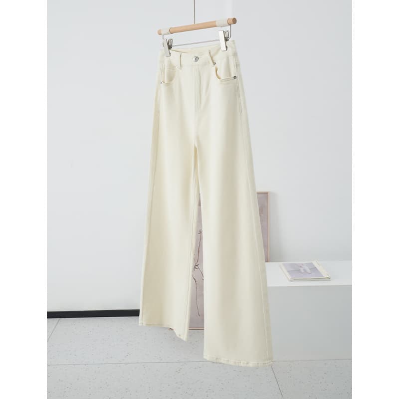 シンプル美シルエット タックワイドパンツ