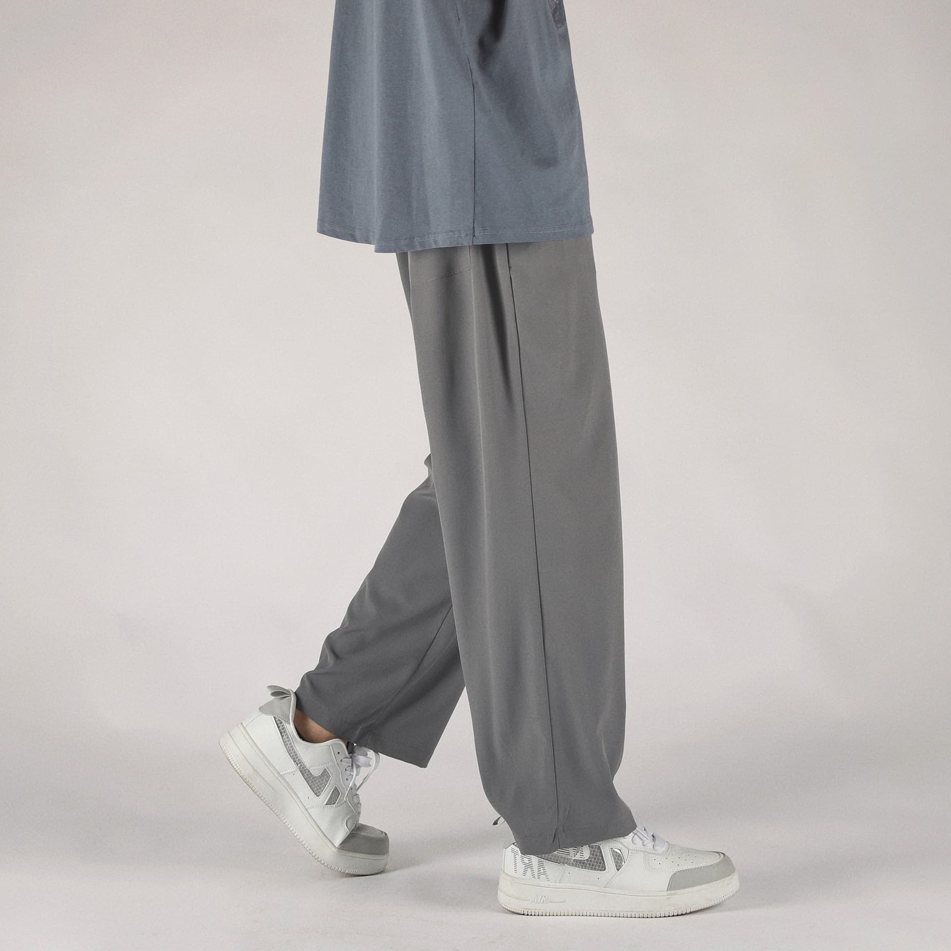 タックワイドパンツ はきやすさ抜群ストレッチワイドパンツ