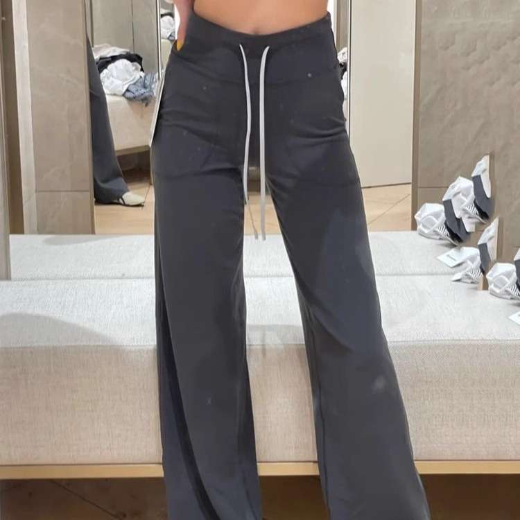 タックワイドパンツ リラックスタックストレッチパンツ