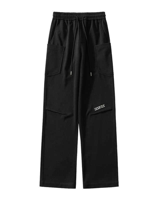 タックワイドパンツ ゆるふわストレッチワイドパンツ