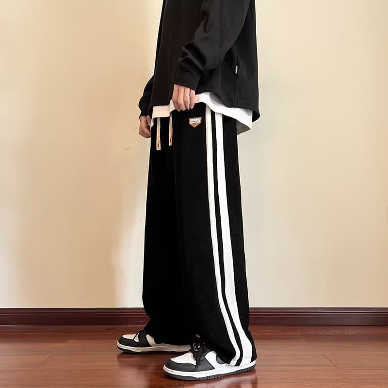 タックワイドパンツ ゆとりストレッチタックパンツ