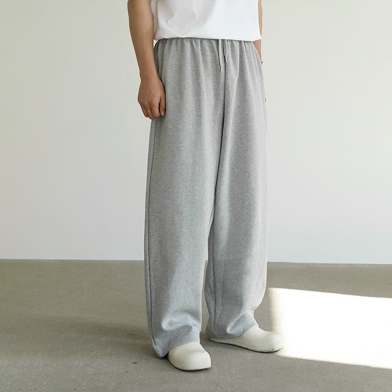 タックワイドパンツ なめらか上質リネンワイドパンツ