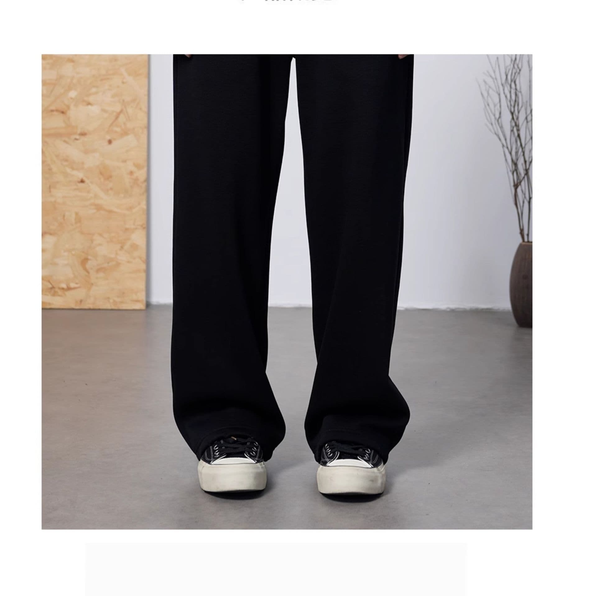 タックワイドパンツ タックワイドパンツ 洗練されたドレープワイドパンツ