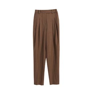 タックワイドパンツ ゆったり美脚タックドレープパンツ