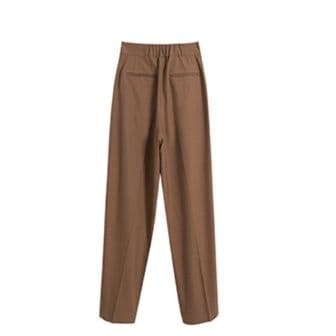 タックワイドパンツ ゆったり美脚タックドレープパンツ
