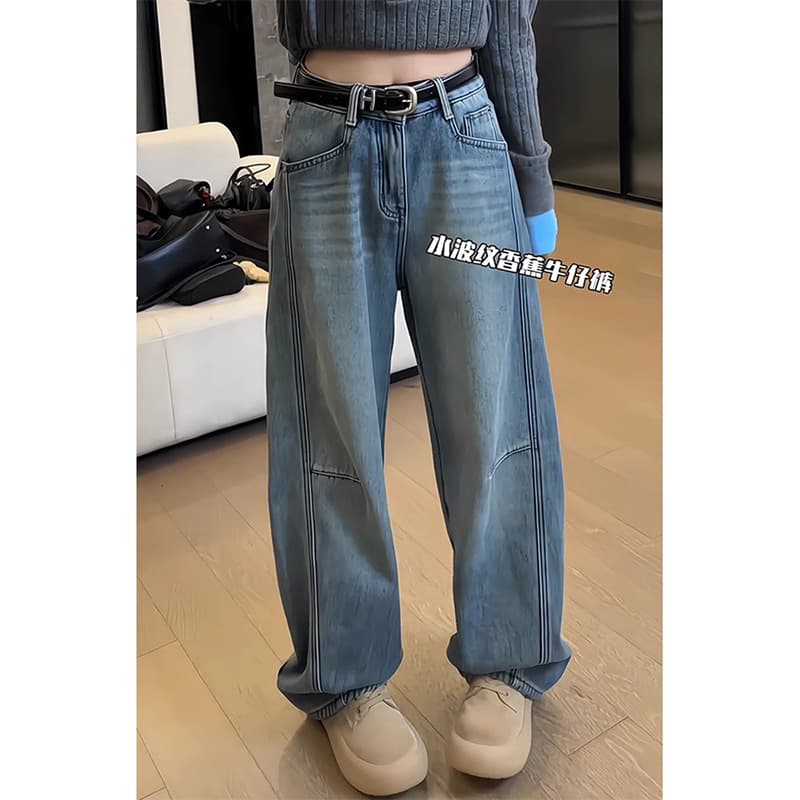 タックワイドパンツ 立体シルエット ワイドデニムパンツ