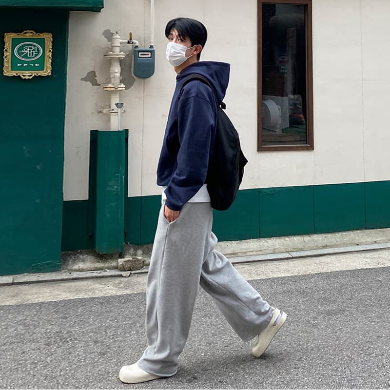 タックワイドパンツ なめらか上質リネンワイドパンツ